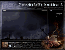 Tablet Screenshot of deviated-instinct.co.uk